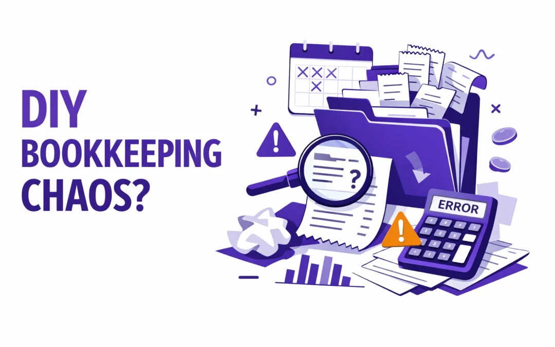 10 Reasons Your DIY Bookkeeping Isn’t Working (And How Outsourced Cleanup Fixes It)