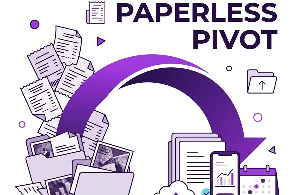 The Paperless Pivot: How to Stop Drowning in Receipts and Reclaim Your Desktop