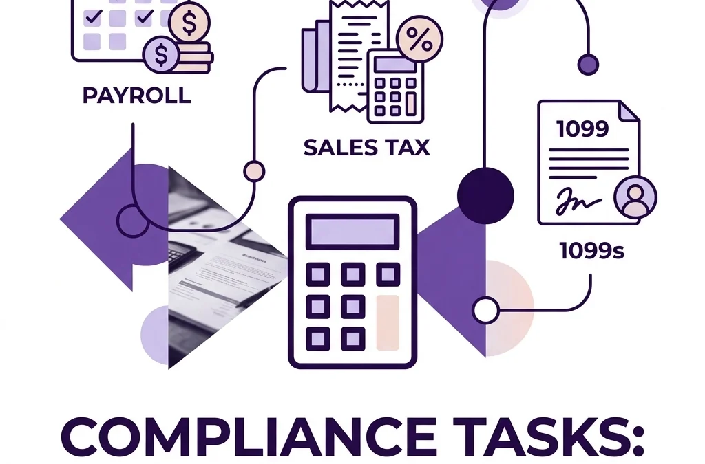 Payroll, Sales Tax, and 1099s: The ‘Big Three’ Compliance Tasks You Shouldn’t Do Alone