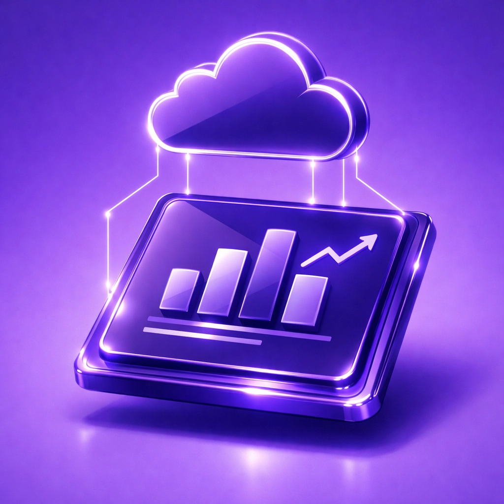 Cloud accounting software interface for interior design firms tracking real-time project expenses.