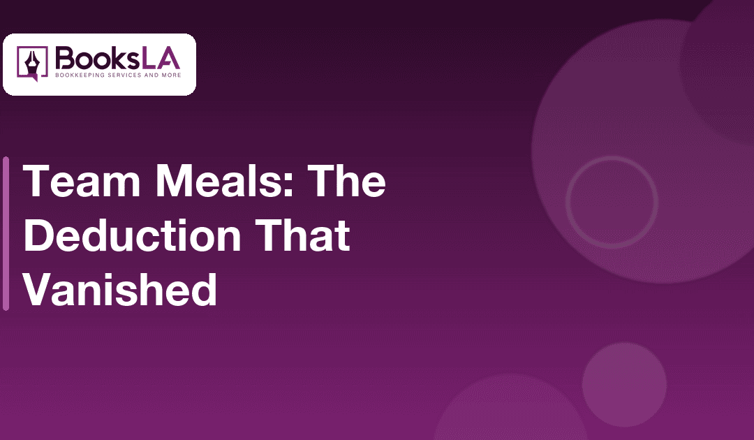 Employer Provided Meals 2026: The Deduction That Vanished