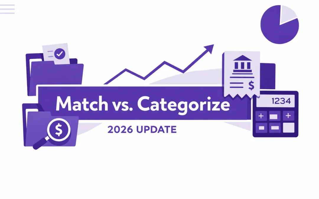 QuickBooks Online Banking Page Driving You Crazy? Match vs. Categorize (2026 Update)