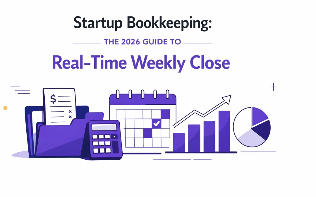 Startup Bookkeeping: The 2026 Guide to Real-Time Weekly Close (2026)