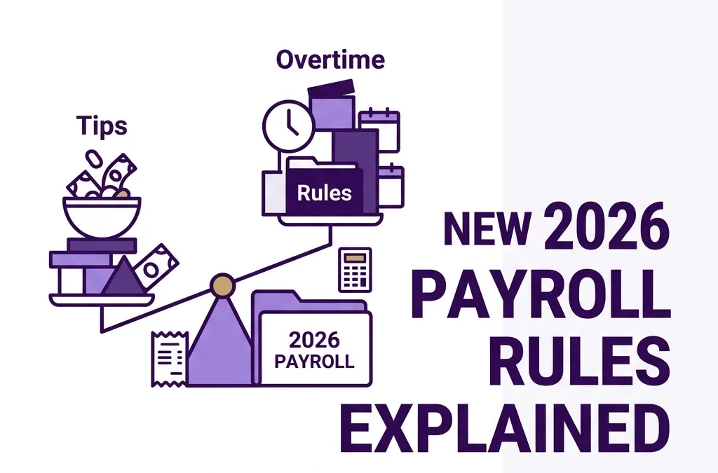 Tipped & Overworked? How to Handle the New 2026 Payroll Rules for Tips and Overtime